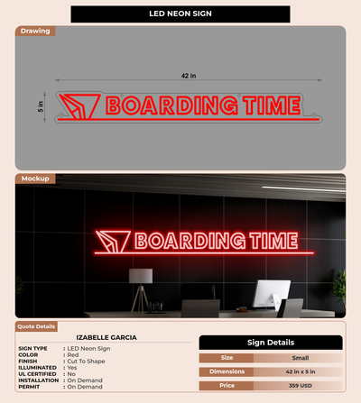 CUSTOM MOCKUP SIGN FOR Izabelle Garcia