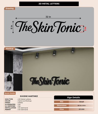 CUSTOM MOCKUP SIGN FOR Eugene Martinez