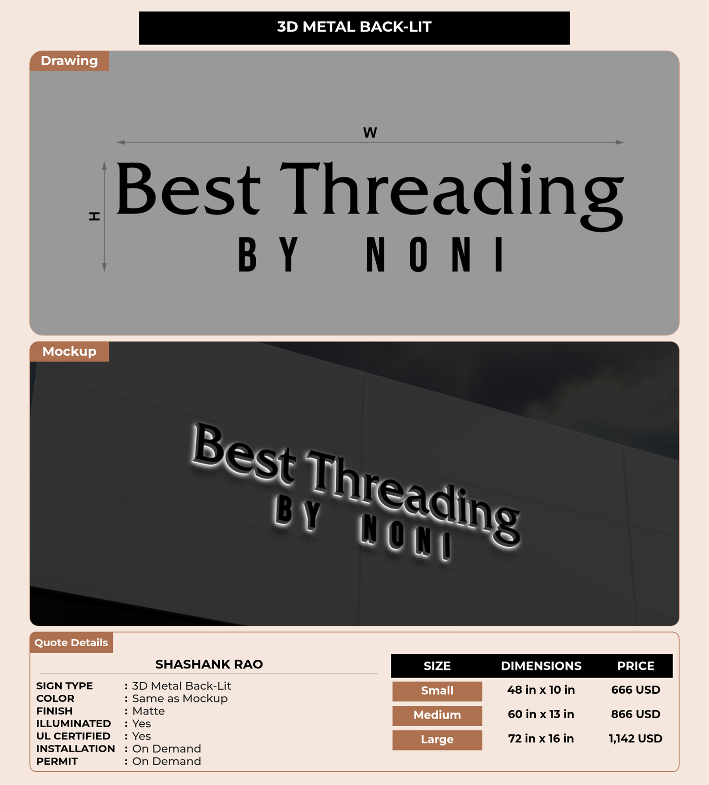 CUSTOM MOCKUP SIGN FOR Shashank Rao