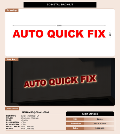 CUSTOM MOCKUP SIGN FOR nshams0@gmail.com