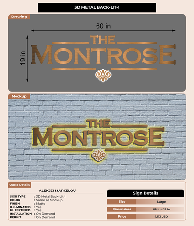 CUSTOM MOCKUP SIGN FOR Aleksei Markelov