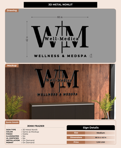 CUSTOM MOCKUP SIGN FOR Jenni Frazier