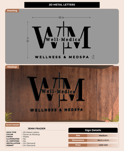 CUSTOM MOCKUP SIGN FOR Jenni Frazier