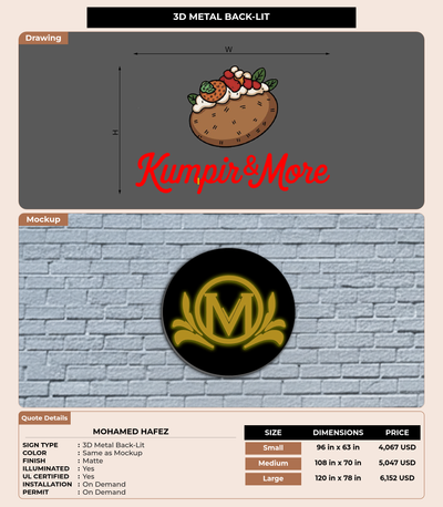 CUSTOM MOCKUP SIGN FOR Mohamed Hafez