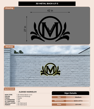 CUSTOM MOCKUP SIGN FOR Aleksei Markelov