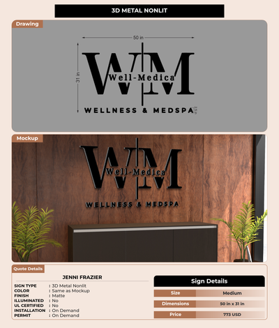 CUSTOM MOCKUP SIGN FOR Jenni Frazier