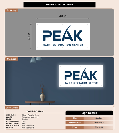 CUSTOM MOCKUP SIGN FOR Onur bostan
