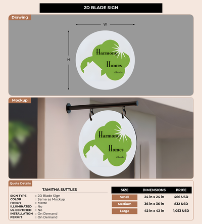 CUSTOM MOCKUP SIGN FOR Tamitha Suttles