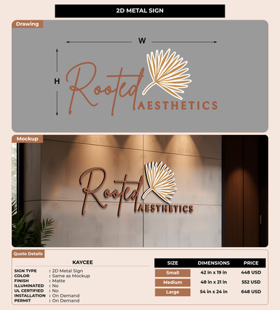 CUSTOM MOCKUP SIGN FOR Kaycee