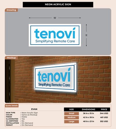 CUSTOM MOCKUP SIGN FOR Evan