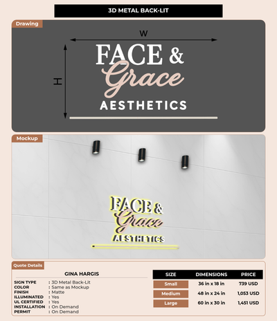 CUSTOM MOCKUP SIGN FOR Gina Hargis