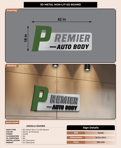 CUSTOM MOCKUP SIGN FOR angela Simoes