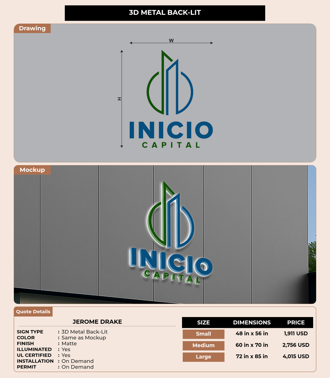 CUSTOM MOCKUP SIGN FOR Jerome Drake