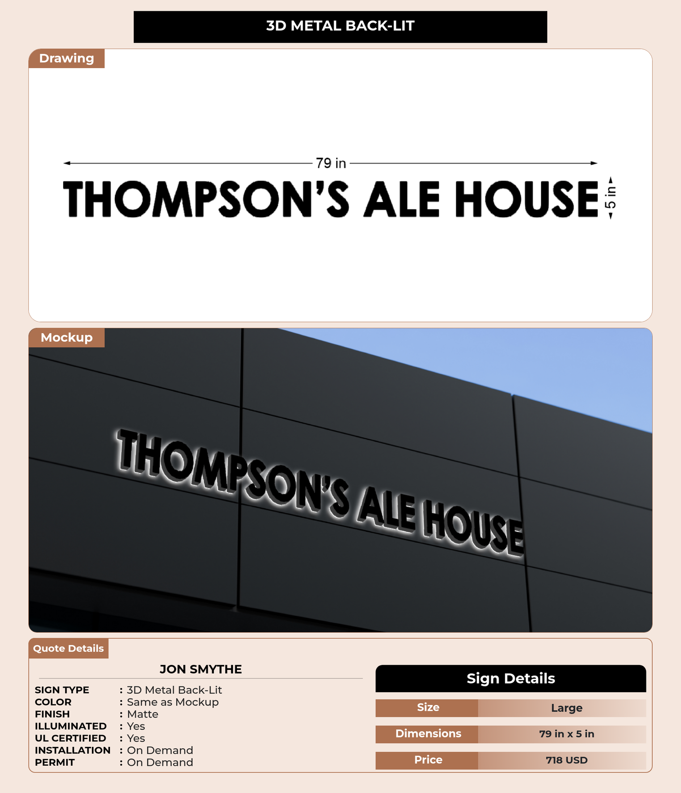 CUSTOM MOCKUP SIGN FOR Jon Smythe