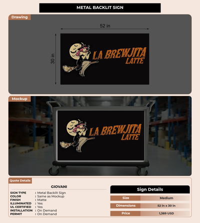 CUSTOM MOCKUP SIGN FOR Giovani