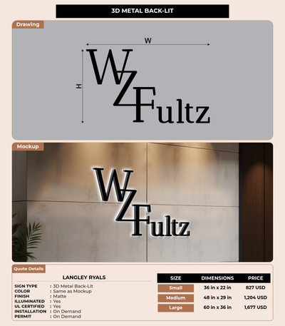 CUSTOM MOCKUP SIGN FOR Langley Ryals