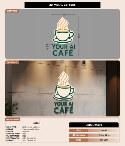 CUSTOM MOCKUP SIGN FOR Nidhi