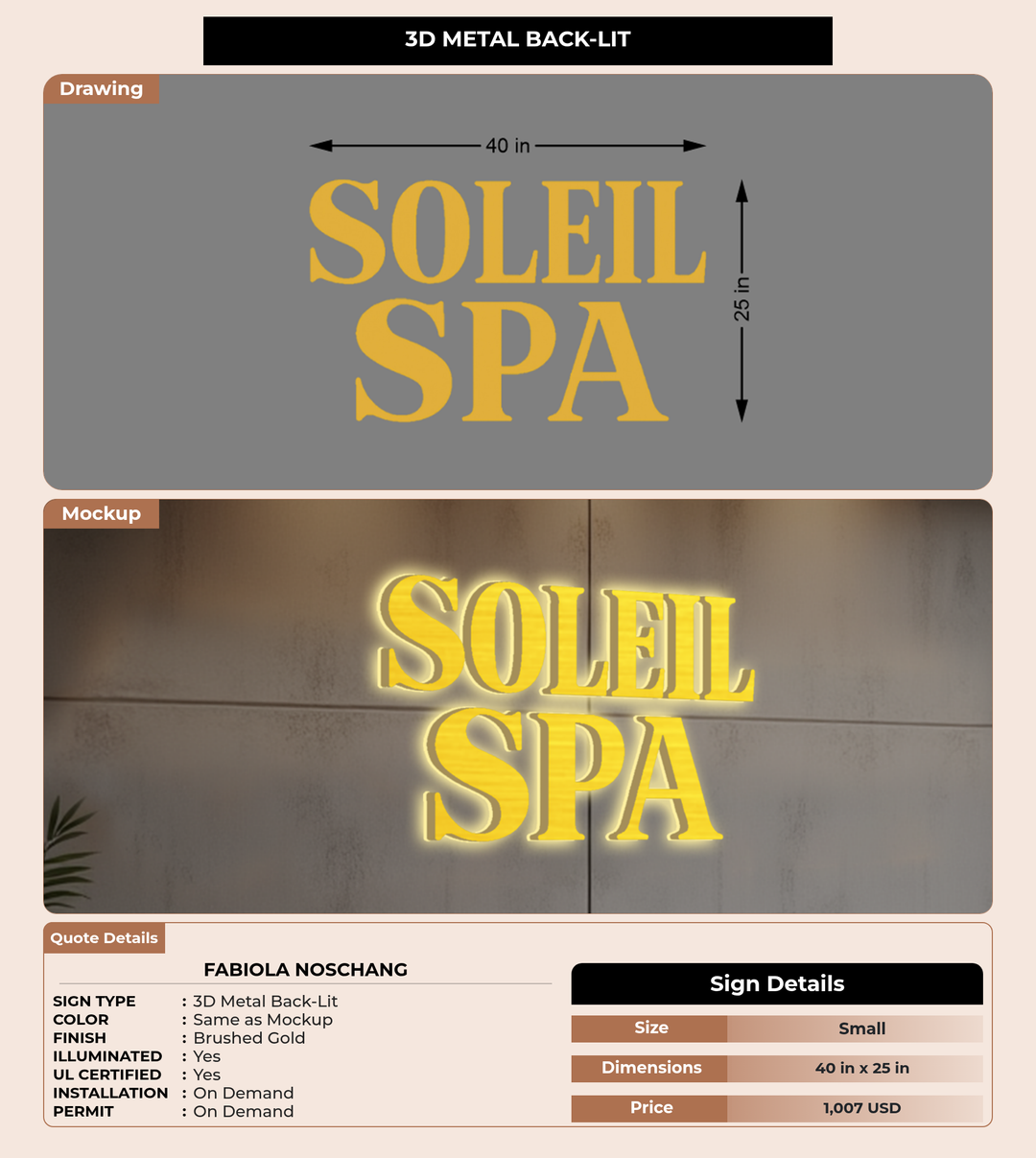 CUSTOM MOCKUP SIGN FOR Fabiola Noschang