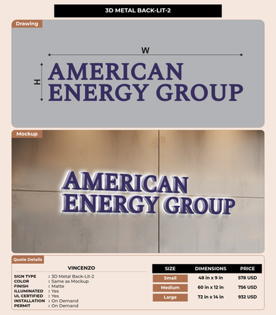 CUSTOM MOCKUP SIGN FOR Vincenzo