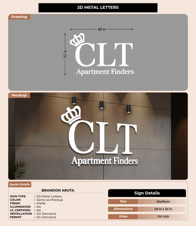 CUSTOM MOCKUP SIGN FOR Brandon Aruta