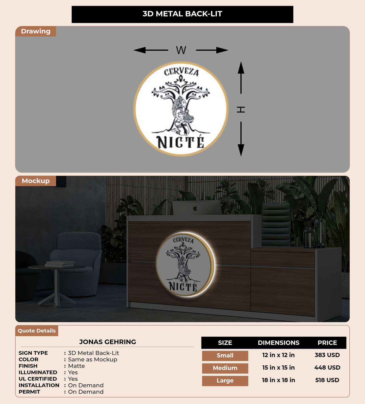 CUSTOM MOCKUP SIGN FOR Jonas Gehring