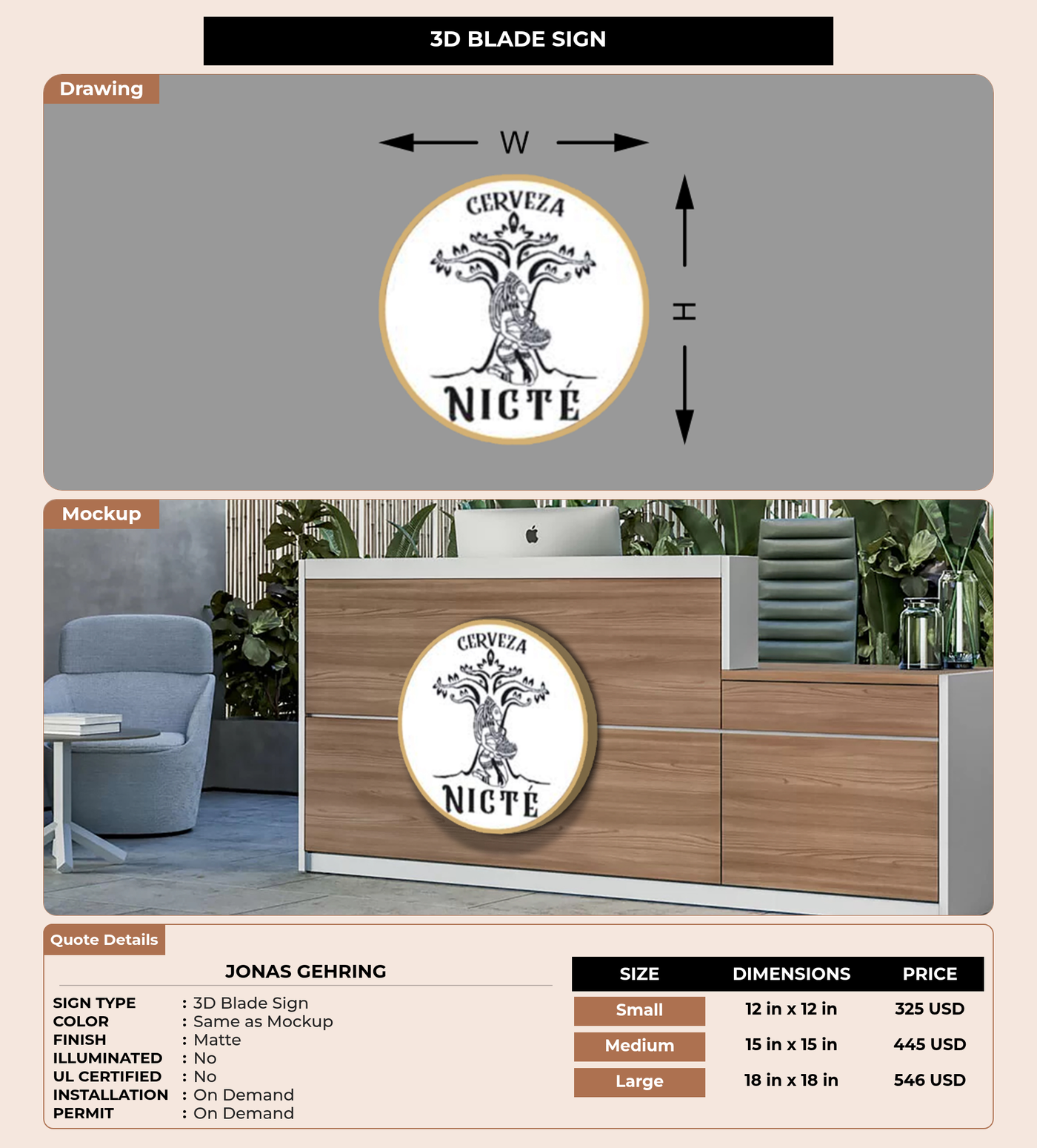 CUSTOM MOCKUP SIGN FOR Jonas Gehring