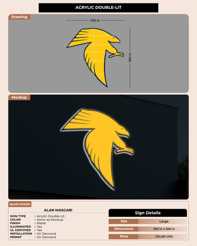 CUSTOM MOCKUP SIGN FOR Alan Mascari