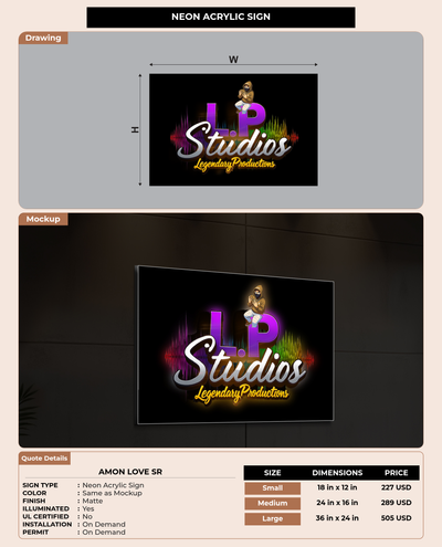 CUSTOM MOCKUP SIGN FOR Amon Love Sr