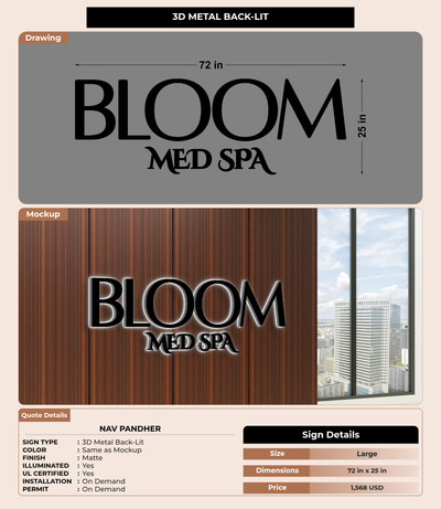 CUSTOM MOCKUP SIGN FOR Nav Pandher