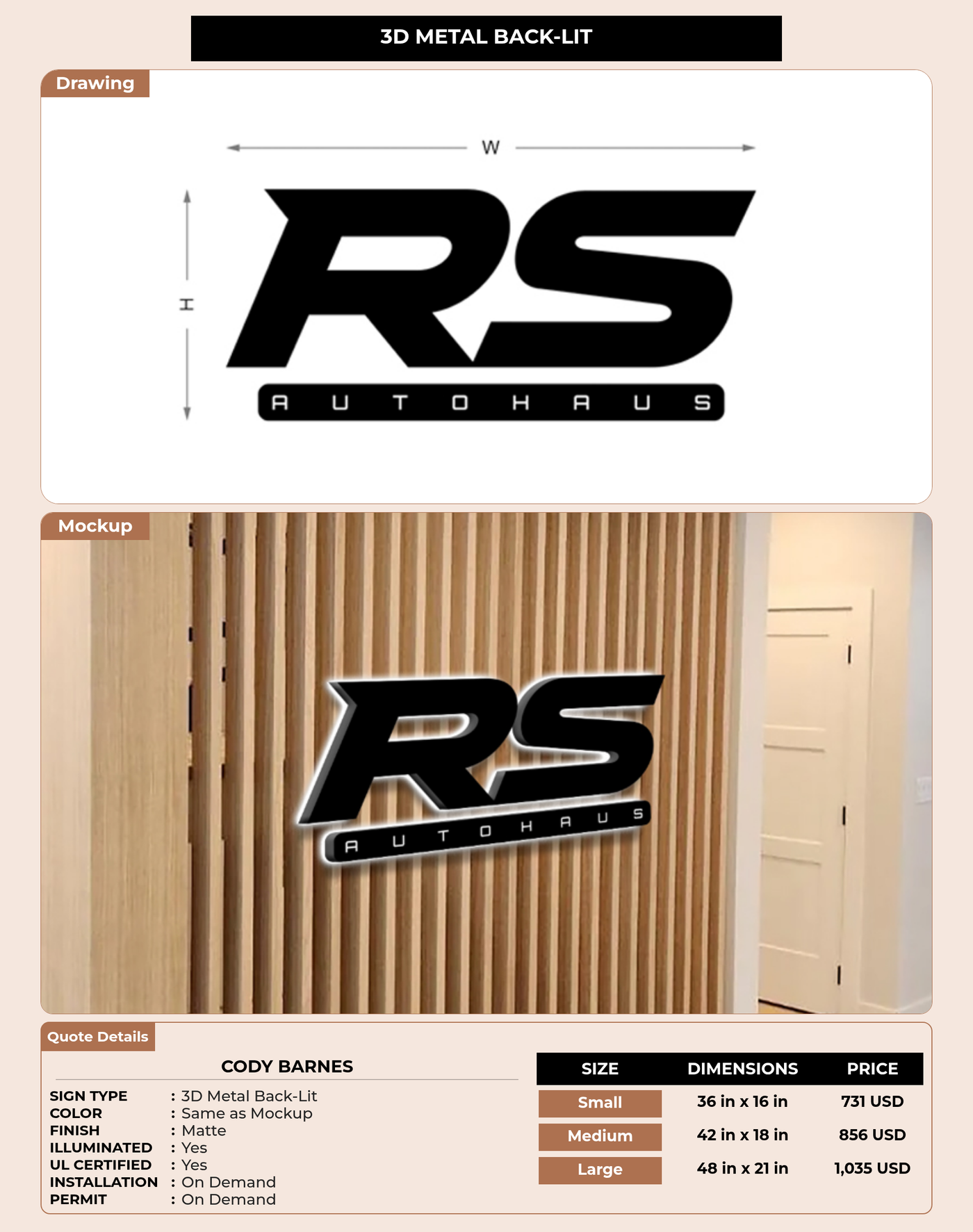 CUSTOM MOCKUP SIGN FOR Cody Barnes