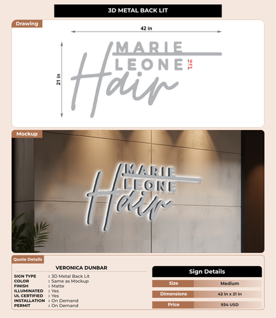 CUSTOM MOCKUP SIGN FOR Veronica Dunbar