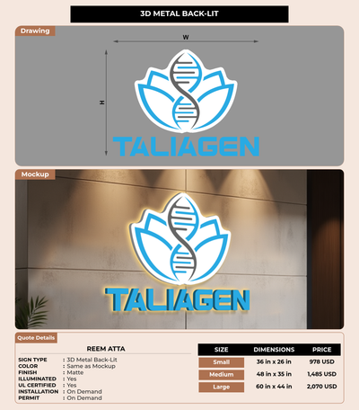 CUSTOM MOCKUP SIGN FOR Reem Atta
