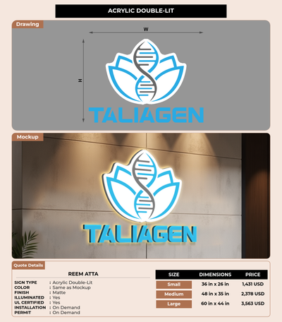 CUSTOM MOCKUP SIGN FOR Reem Atta