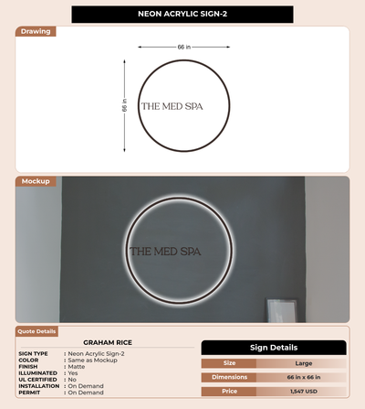 CUSTOM MOCKUP SIGN FOR Graham Rice