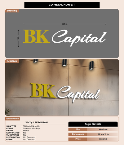 CUSTOM MOCKUP SIGN FOR Jacqui Ferguson