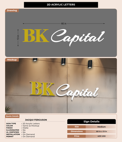 CUSTOM MOCKUP SIGN FOR Jacqui Ferguson