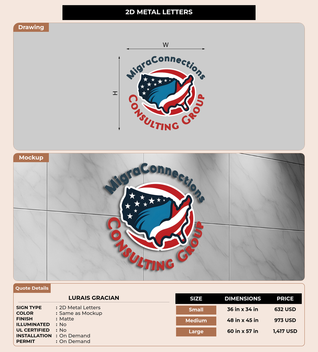 CUSTOM MOCKUP SIGN FOR Lurais Gracian