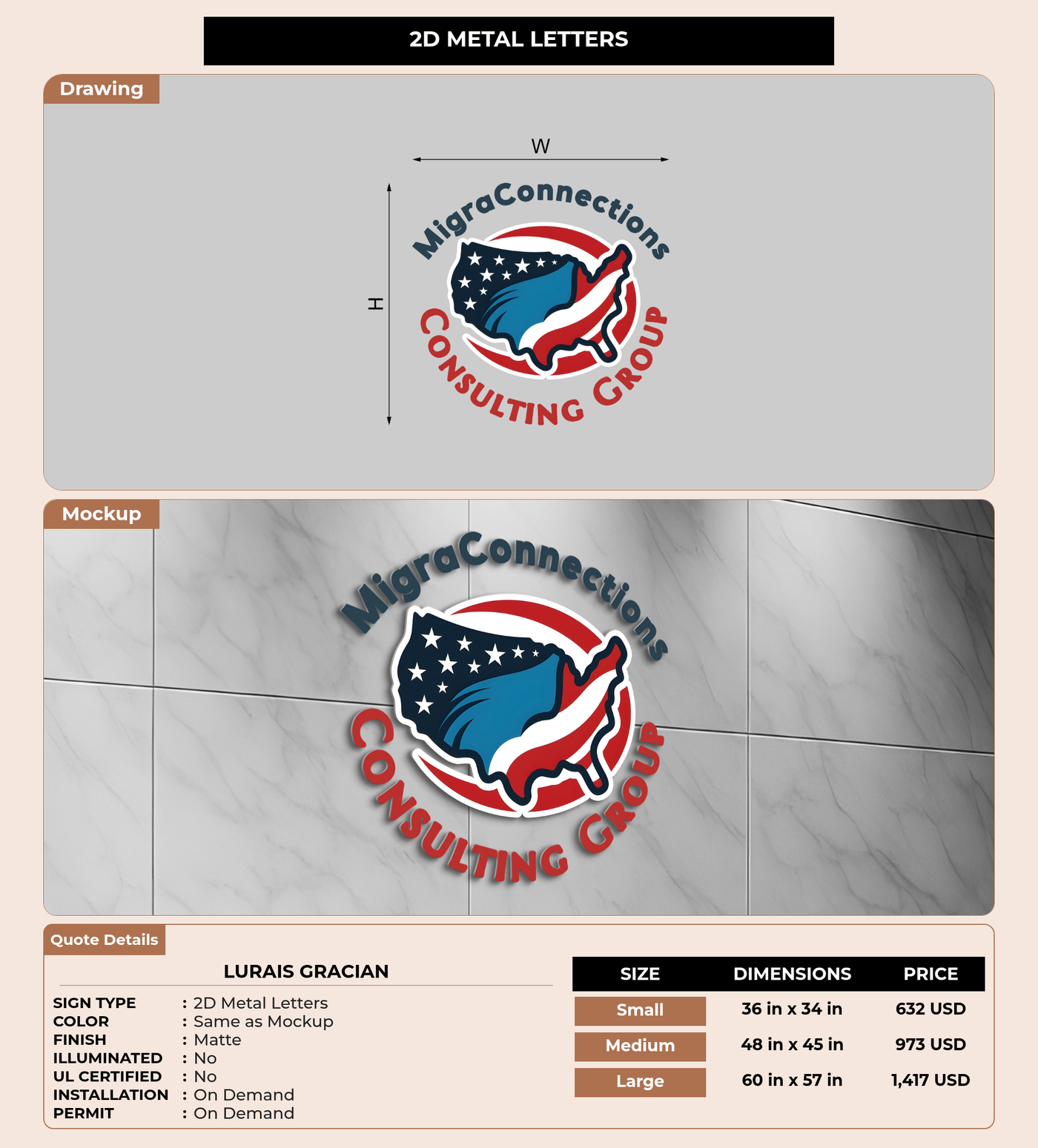 CUSTOM MOCKUP SIGN FOR Lurais Gracian