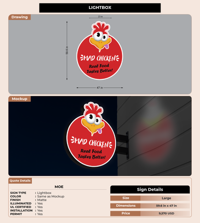 CUSTOM MOCKUP SIGN FOR Moe