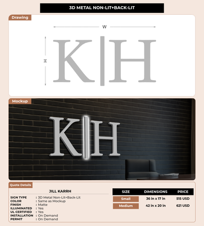 CUSTOM MOCKUP SIGN FOR Jill Karrh