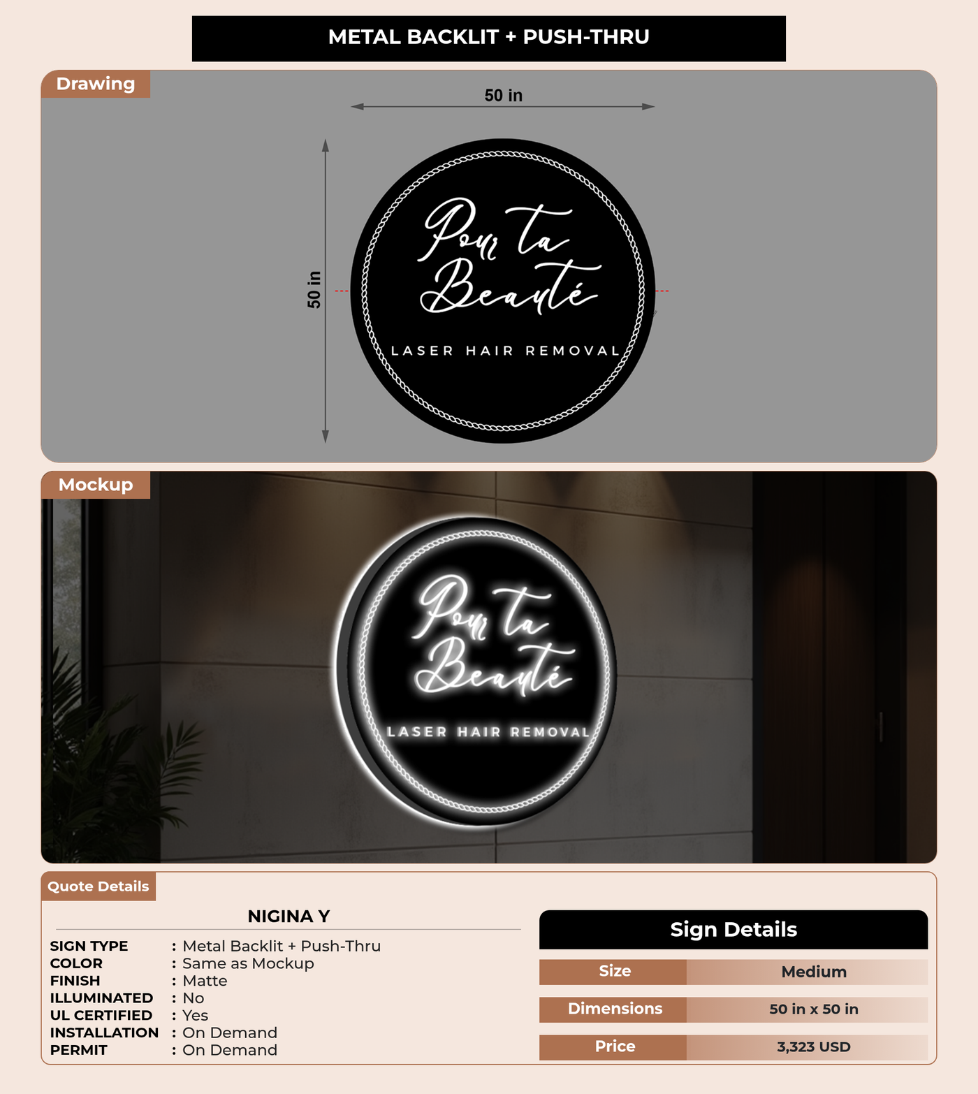 CUSTOM MOCKUP SIGN FOR Nigina Y