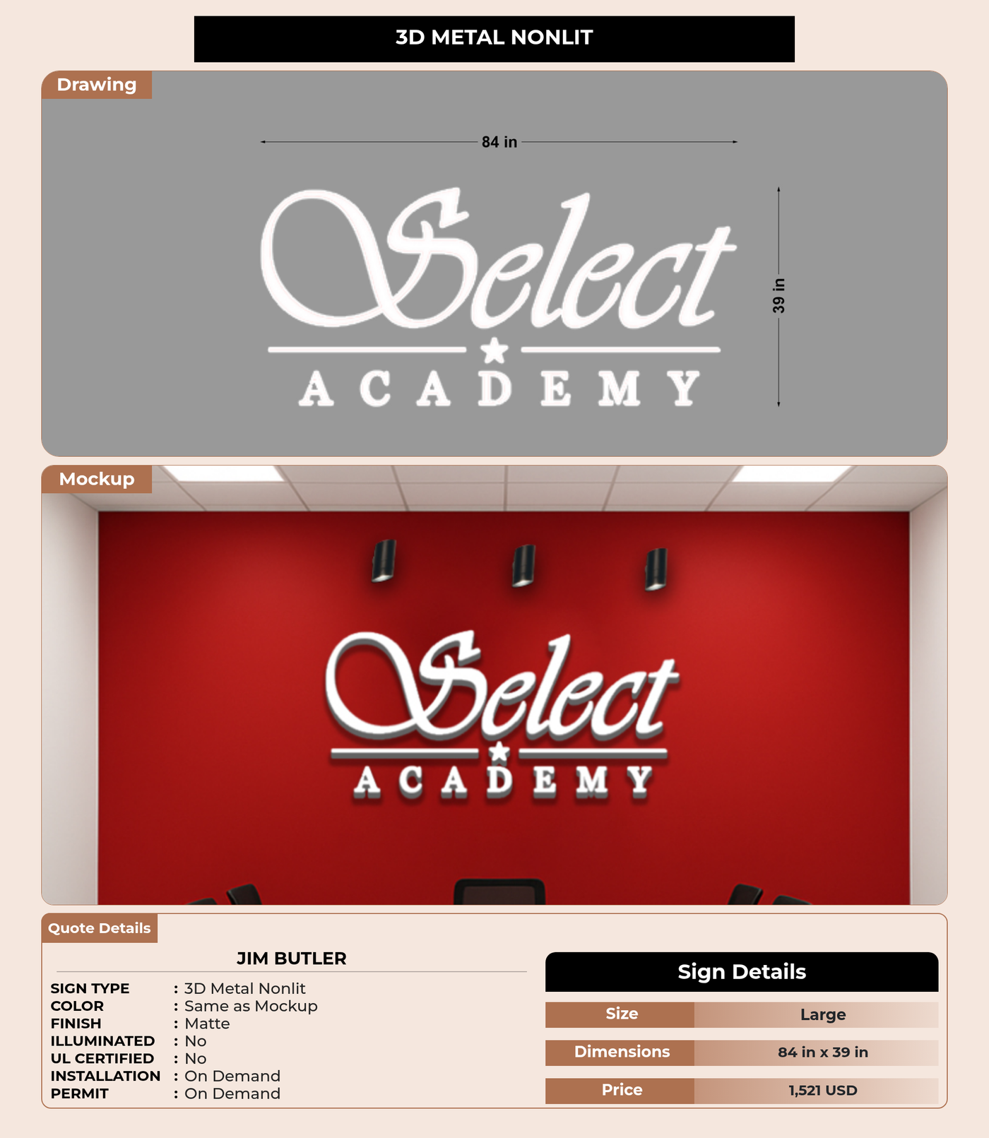 CUSTOM MOCKUP SIGN FOR Jim Butler