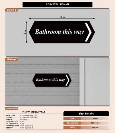 CUSTOM MOCKUP SIGN FOR The White Buffalo