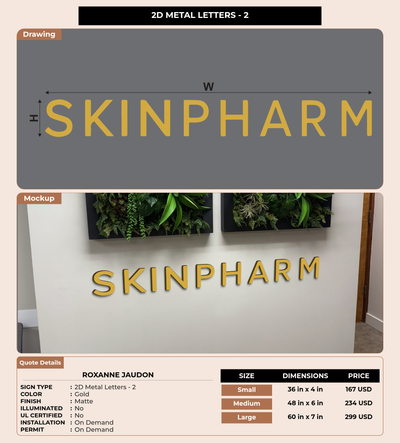 CUSTOM MOCKUP SIGN FOR Roxanne Jaudon