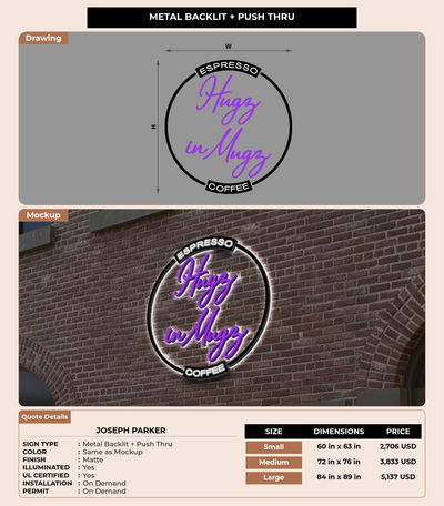 CUSTOM MOCKUP SIGN FOR Joseph Parker