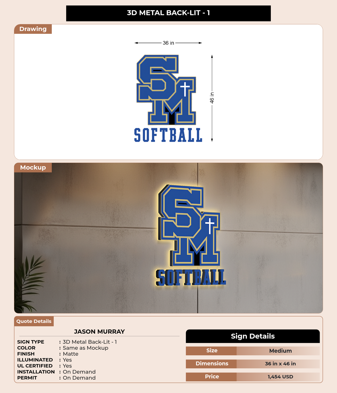 CUSTOM MOCKUP SIGN FOR Jason Murray