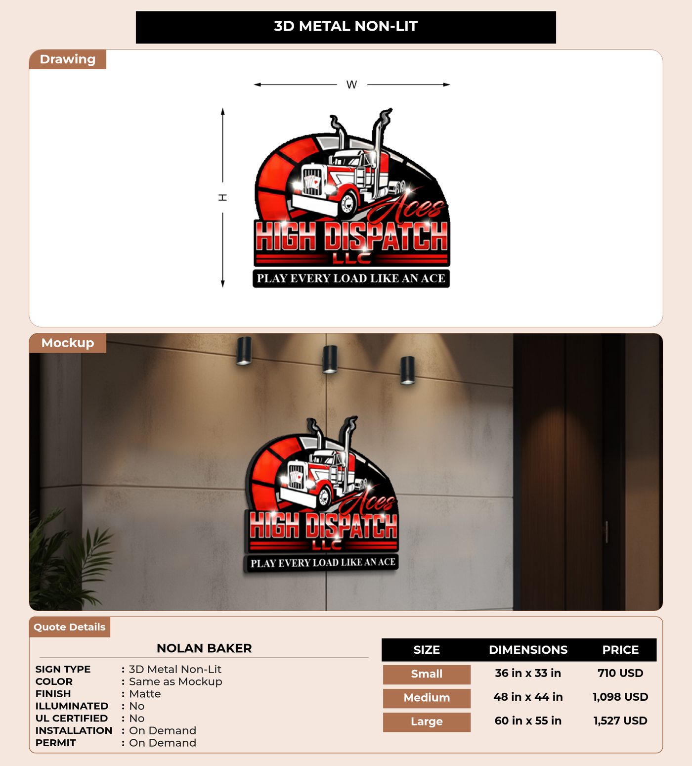 CUSTOM MOCKUP SIGN FOR Nolan Baker