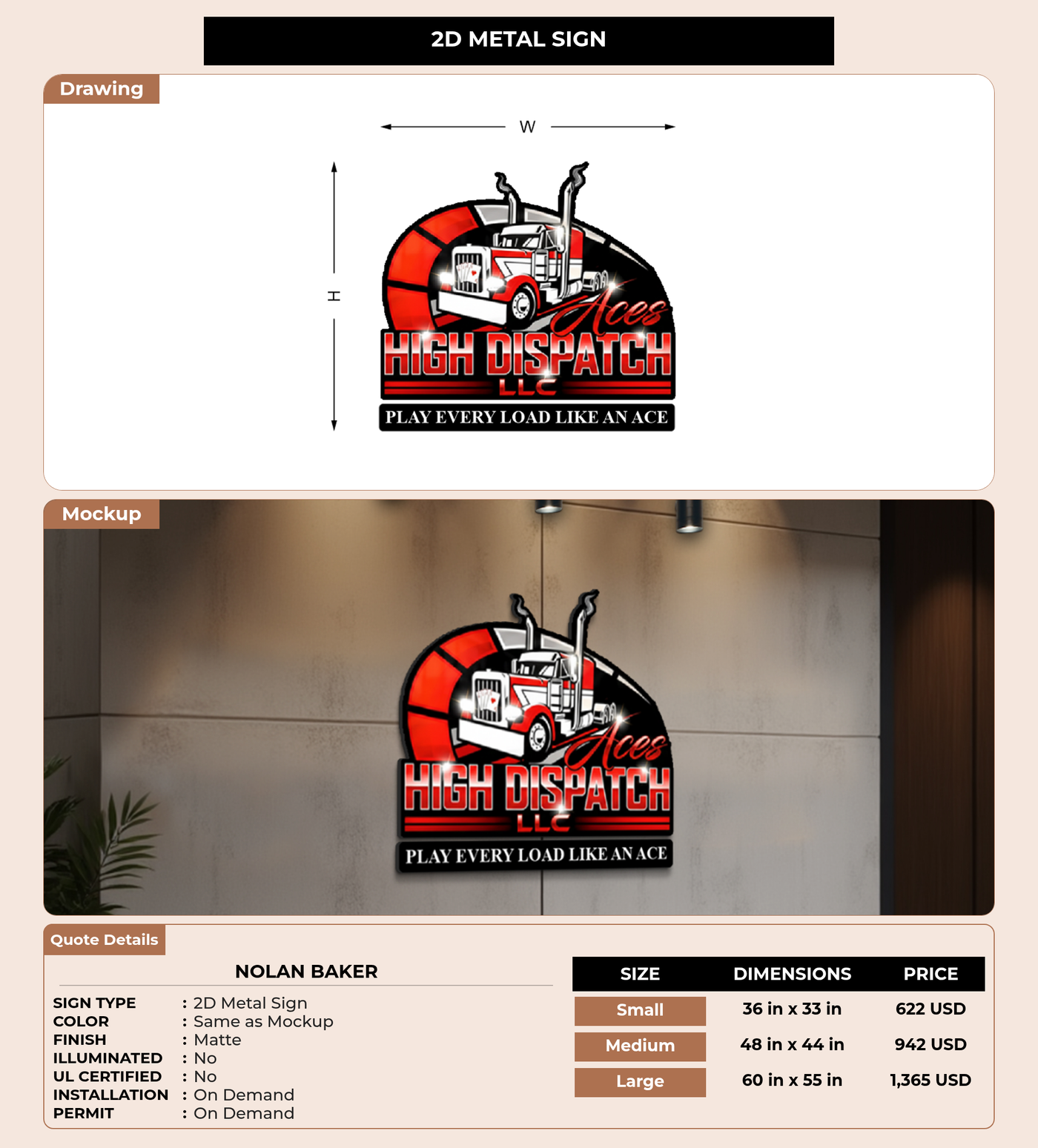 CUSTOM MOCKUP SIGN FOR Nolan Baker