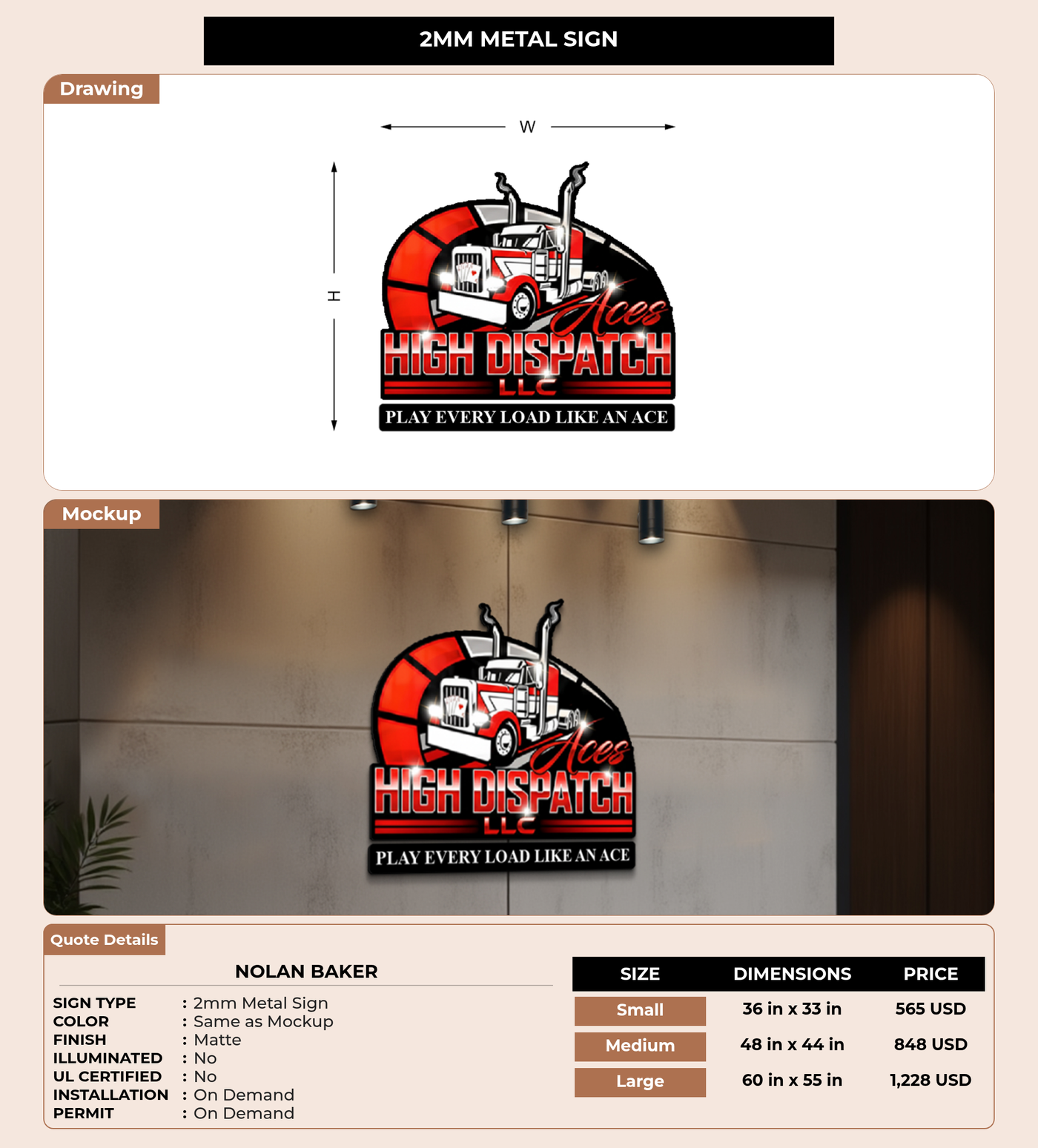 CUSTOM MOCKUP SIGN FOR Nolan Baker