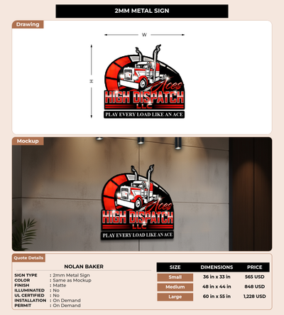 CUSTOM MOCKUP SIGN FOR Nolan Baker